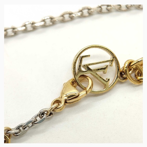 Louis Vuitton Logomania Gold and Silver Bracelet - Picture 4 of 6